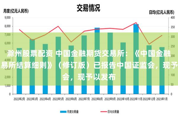 滁州股票配资 中国金融期货交易所：《中国金融期货交易所结算细则》（修订版）已报告中国证监会，现予以发布