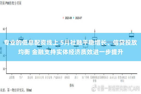 专业的低息配资线上 5月社融平稳增长、信贷投放均衡 金融支持实体经济质效进一步提升