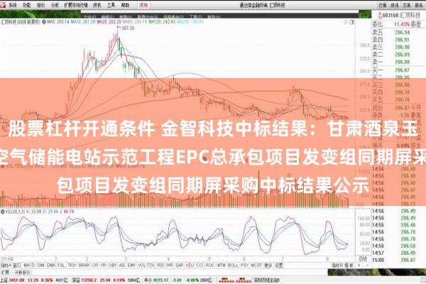 股票杠杆开通条件 金智科技中标结果：甘肃酒泉玉门300MW压缩空气储能电站示范工程EPC总承包项目发变组同期屏采购中标结果公示