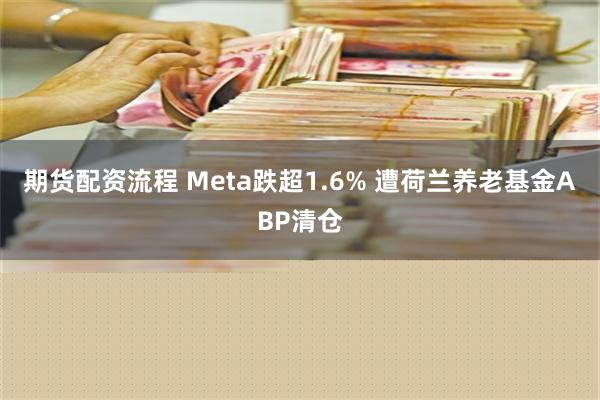 期货配资流程 Meta跌超1.6% 遭荷兰养老基金ABP清仓