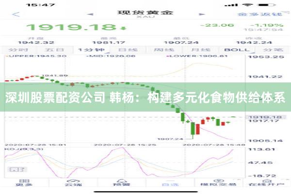 深圳股票配资公司 韩杨：构建多元化食物供给体系